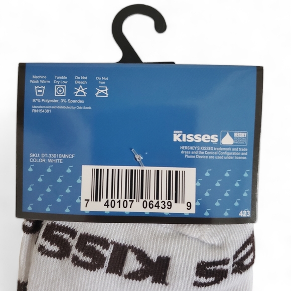 NEW Men's Hershey's Kisses candy novelty funny crew socks - Picture 4 of 5
